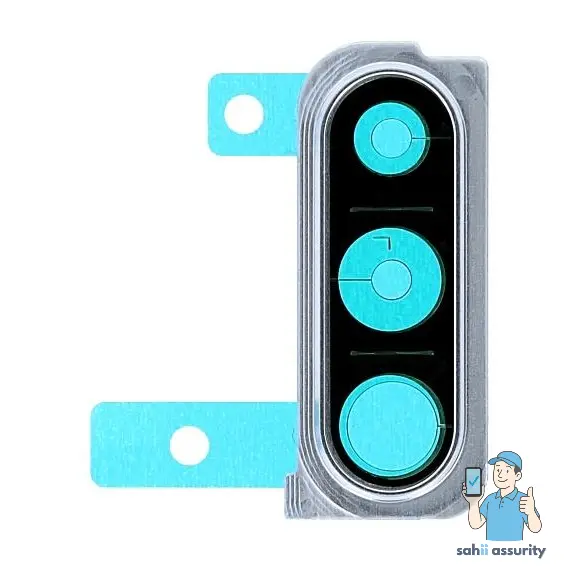 Camera Lens Glass with Frame for Samsung Galaxy A30s White thumbnail